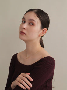 Pt900post キュービックピアス 4サイズ