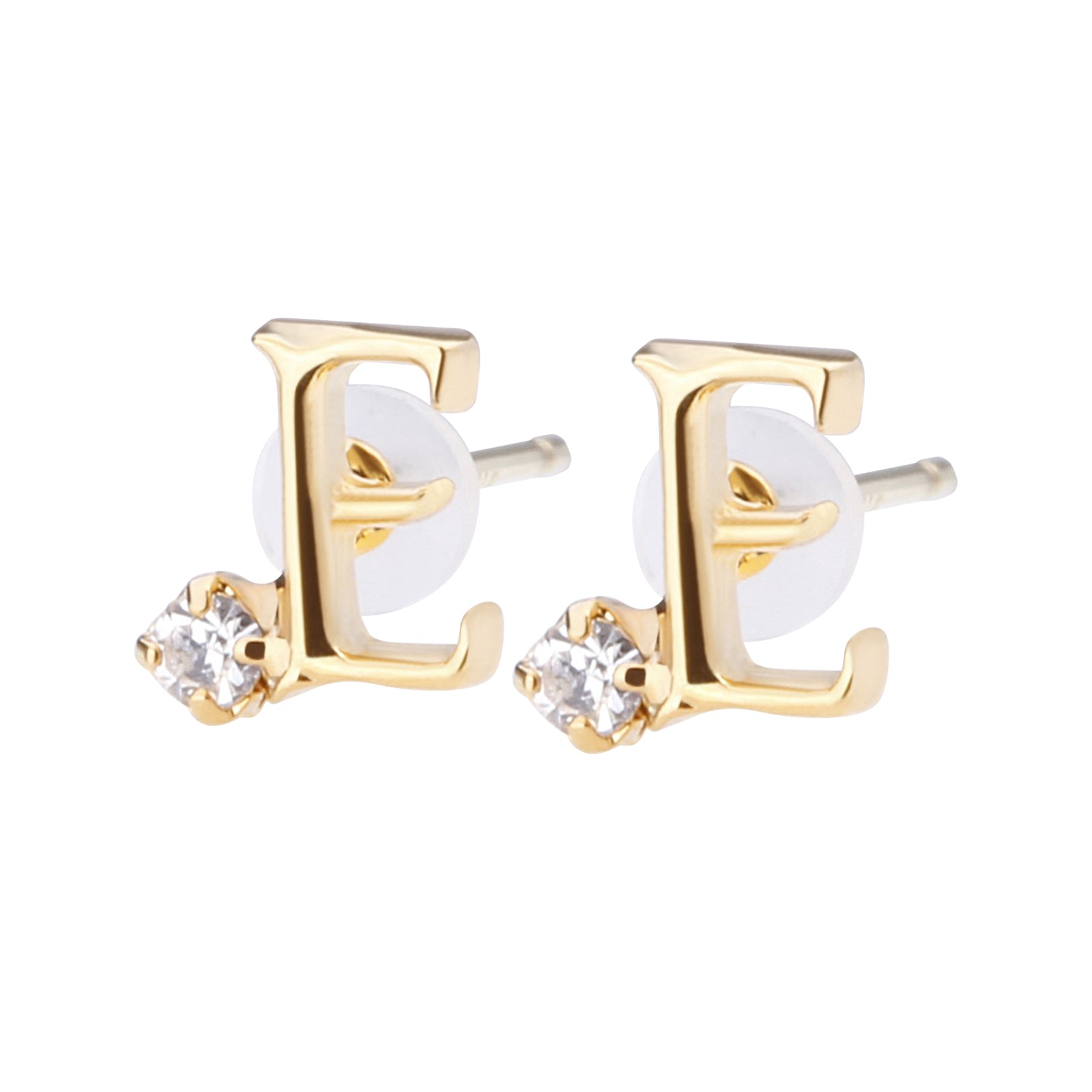 K18post イニシャルピアス