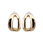 K18post フォークドピアス ミディアム