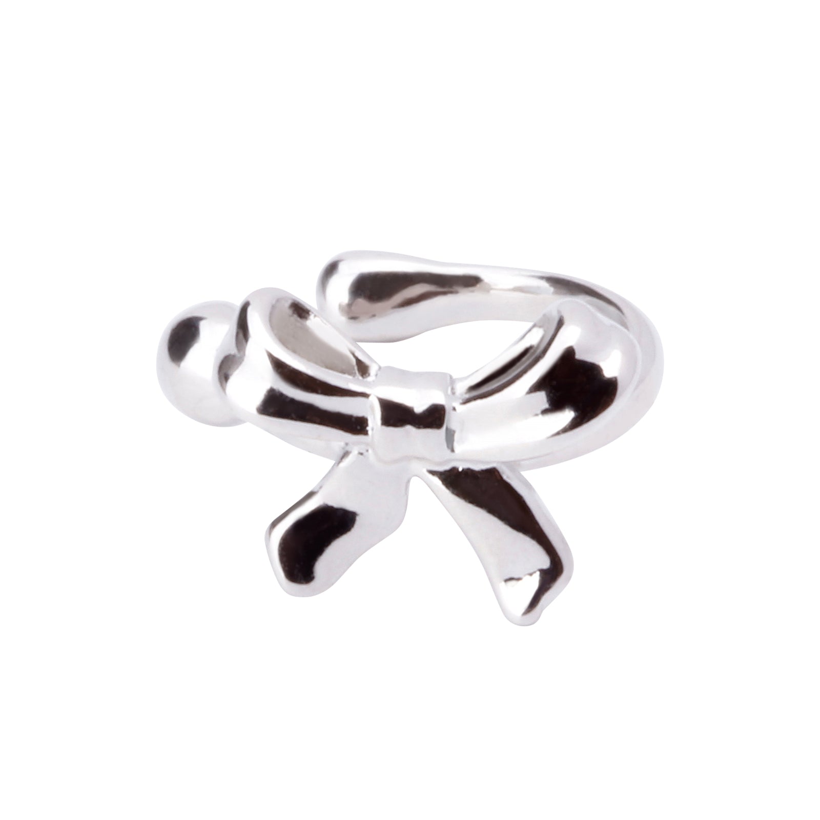 メタルリボン イヤーカフ