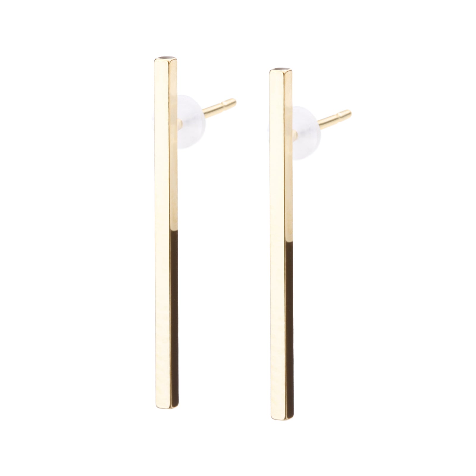 K18post スティックピアス 4デザイン×3カラー