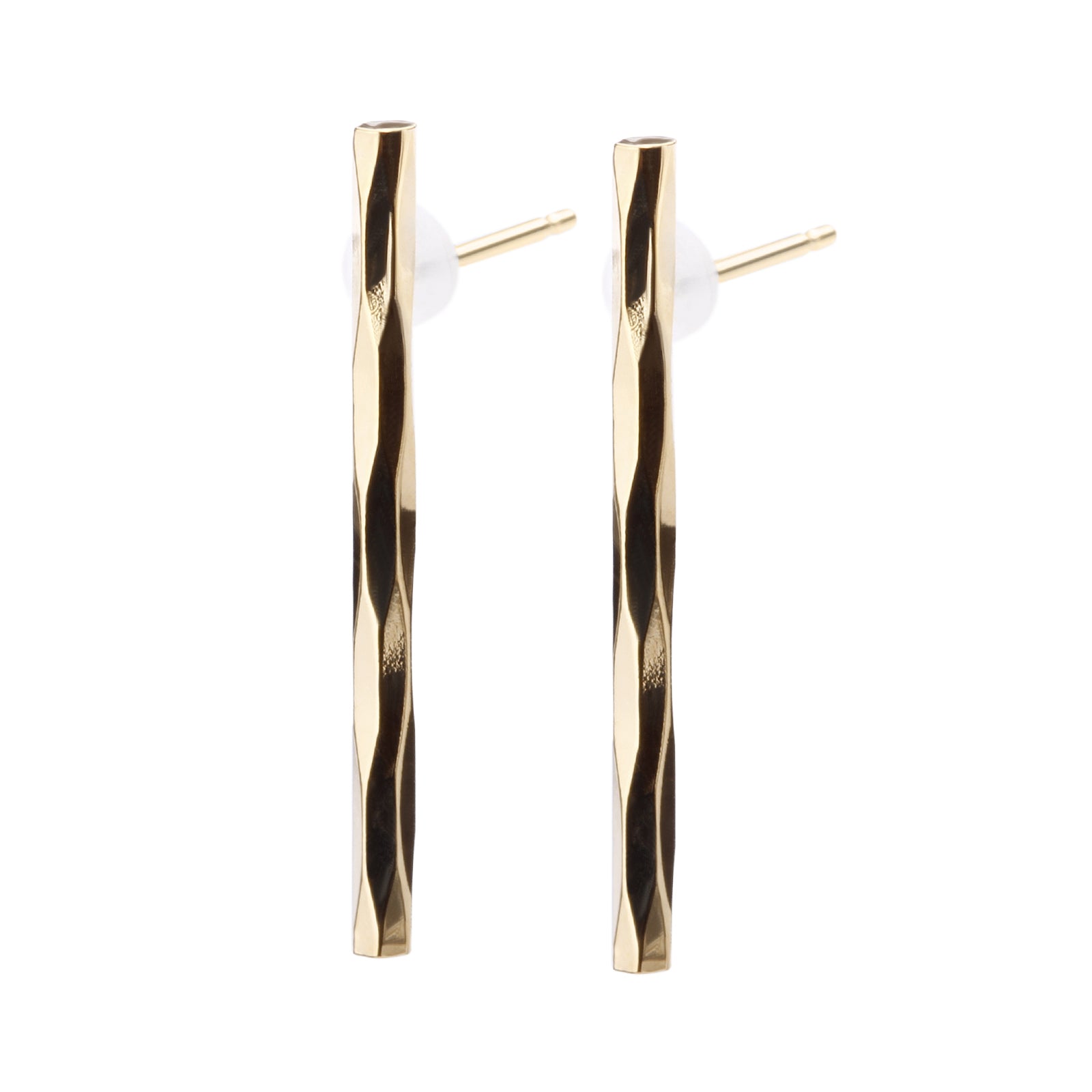 K18post スティックピアス 4デザイン×3カラー