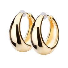 K18post ドロップフープピアス ラージ