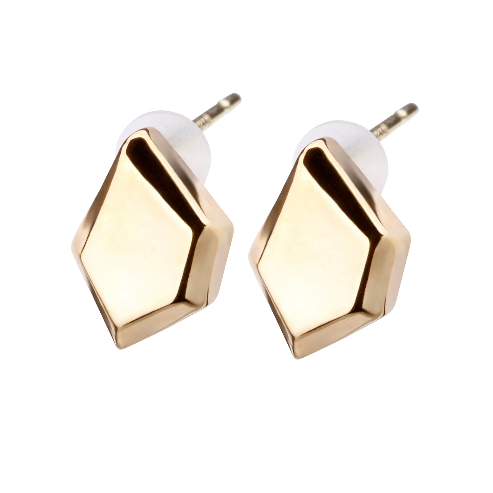 K18post クラフトペンタゴンピアス