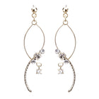 テクスチャーアシンメトリーピアス