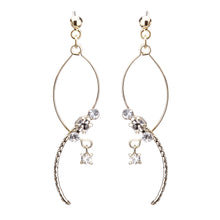 テクスチャーアシンメトリーピアス