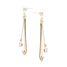 K18post メタルバー&ビジューピアス