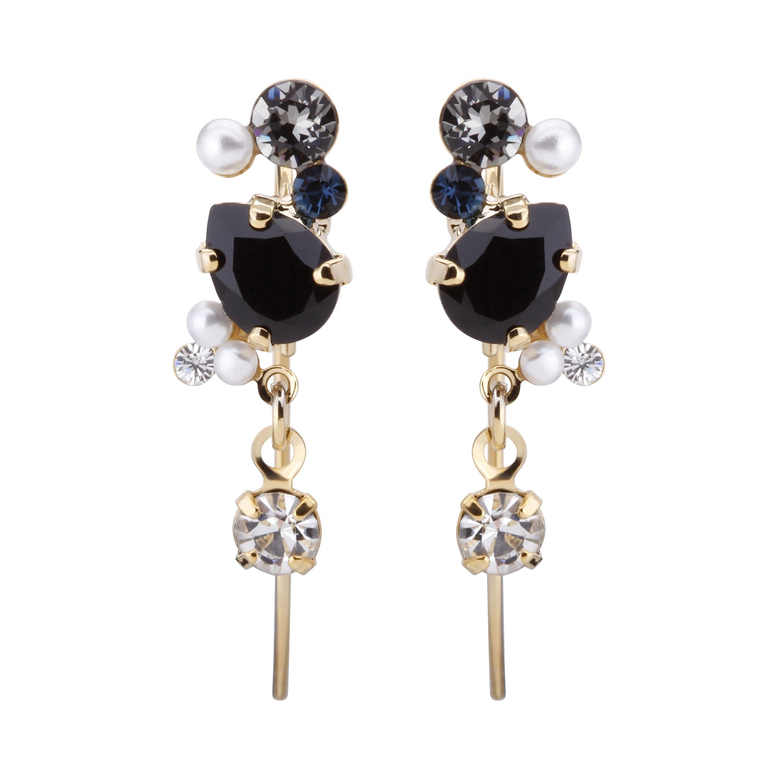 Preciosa Crystals ビジューフックピアス