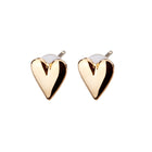 K18post プチハートピアス