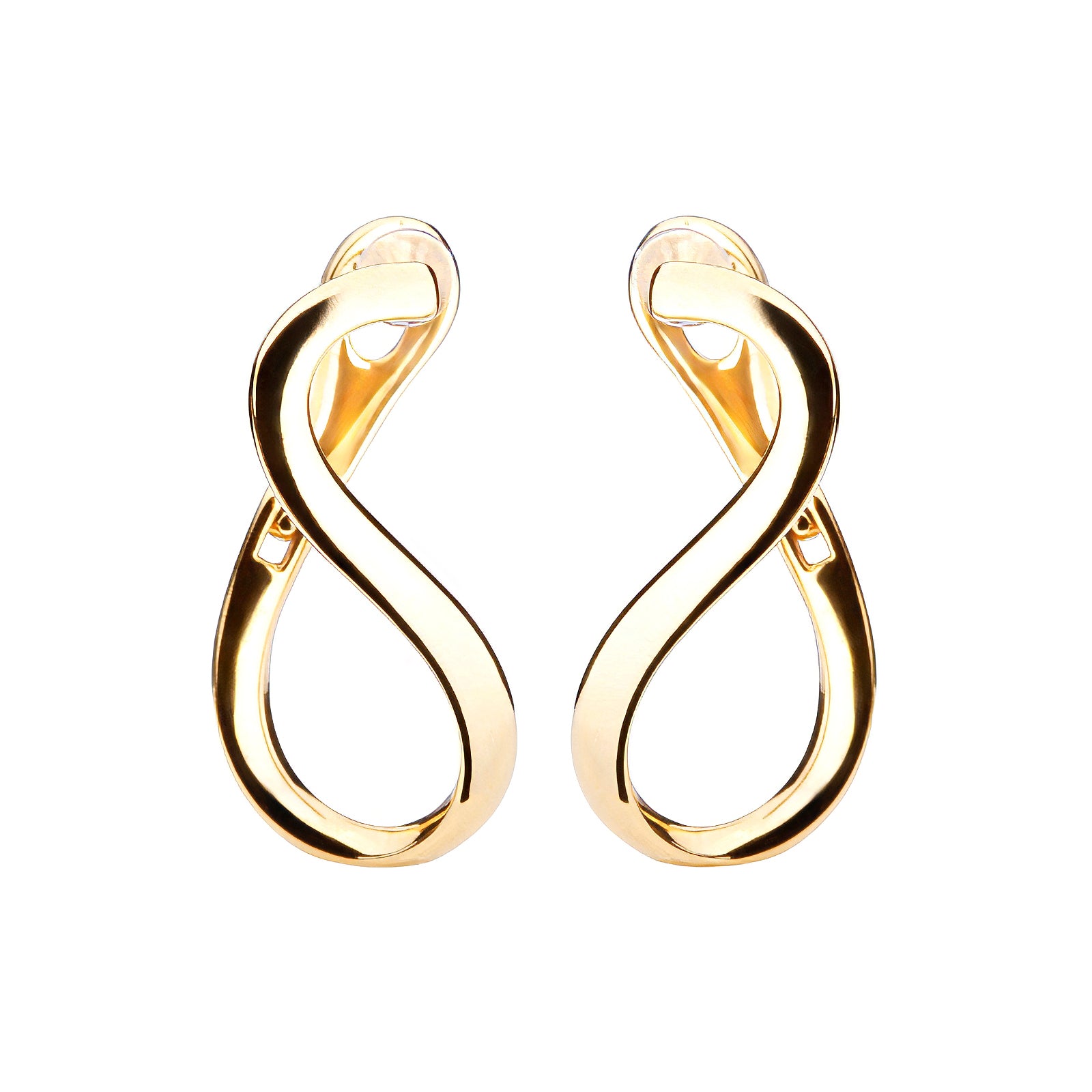 Pt900post ツイステッドフープピアス