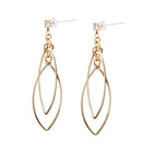 Pt900post マーキスフレームピアス