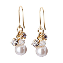 パール＆ビジューフックピアス