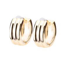 K18post テクスチャーフープピアス