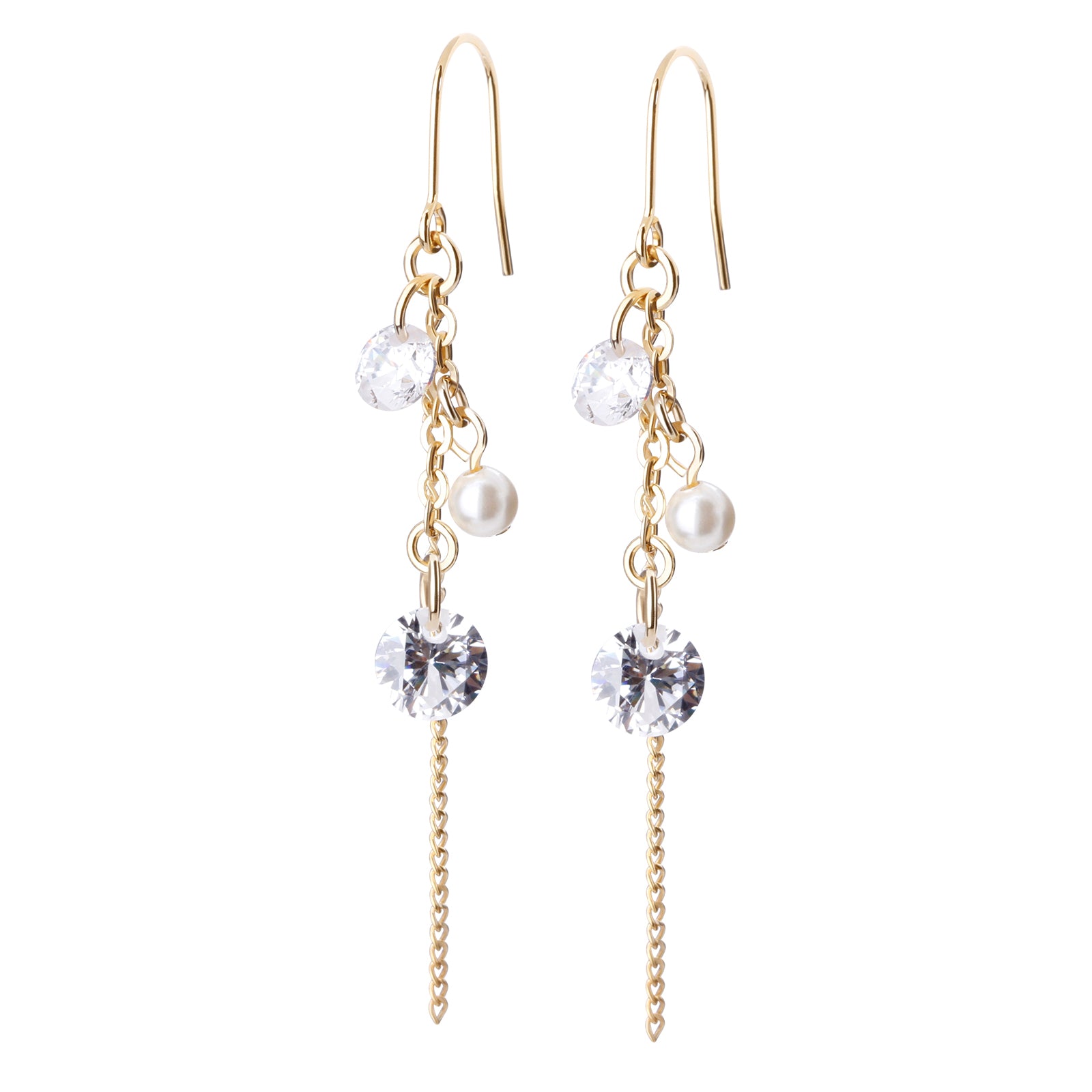 キュービックチェーンピアス