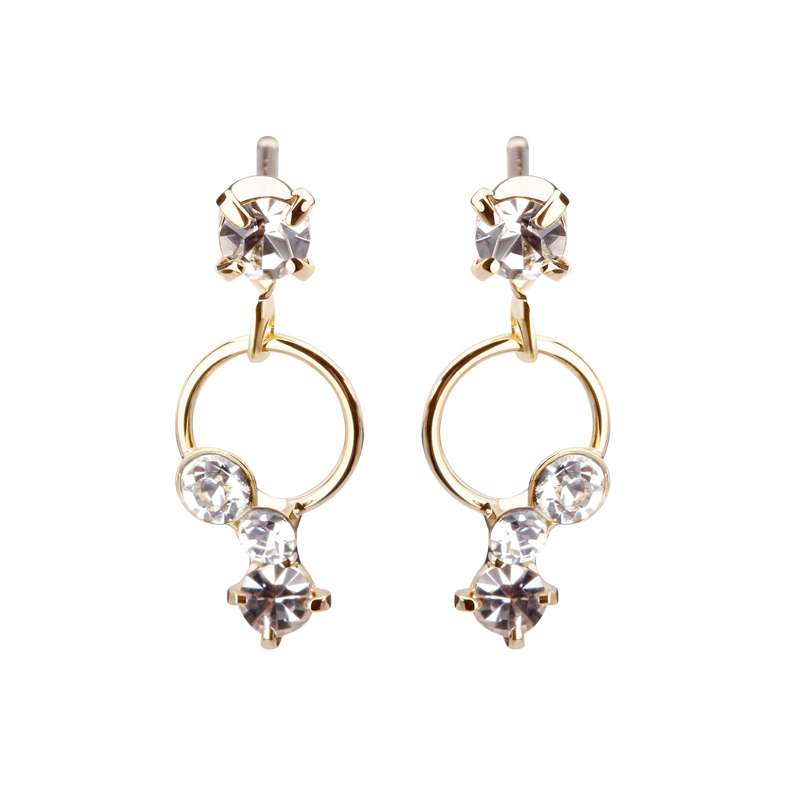 サークル＆ビジューピアス