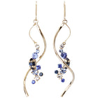 Preciosa Crystals アシンメトリーフックピアス