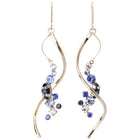 Preciosa Crystals アシンメトリーフックピアス
