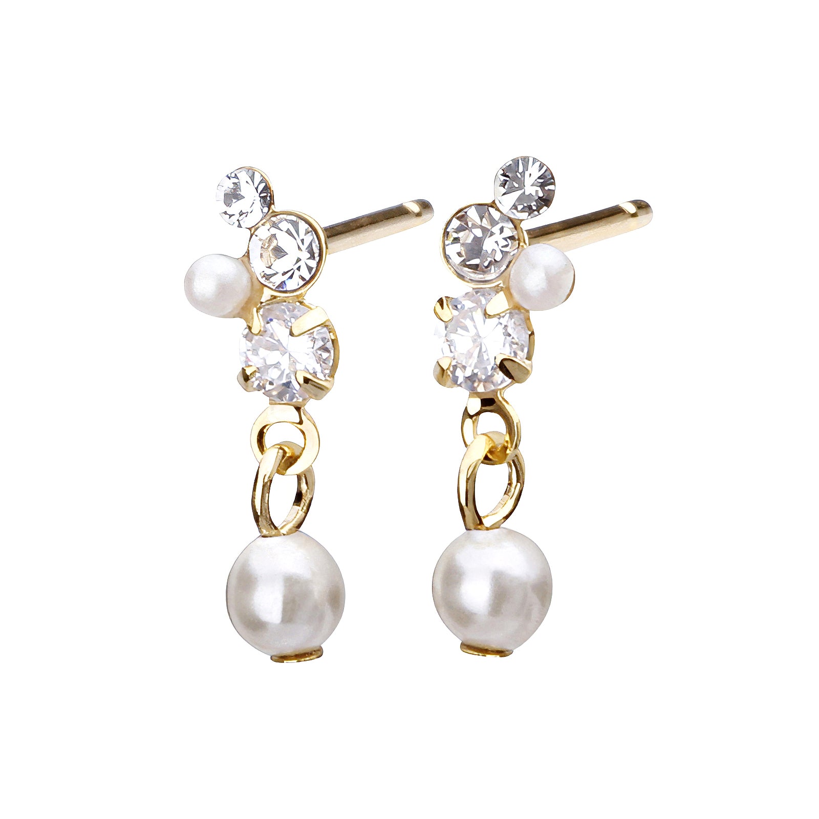 パール＆ビジューピアス