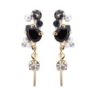 Preciosa Crystals ロングフックピアス