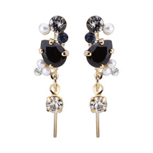 Preciosa Crystals ロングフックピアス