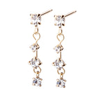 クリスタルビジューピアス