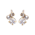 キュービック＆クリスタルピアス