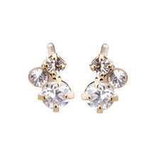 キュービック＆クリスタルピアス