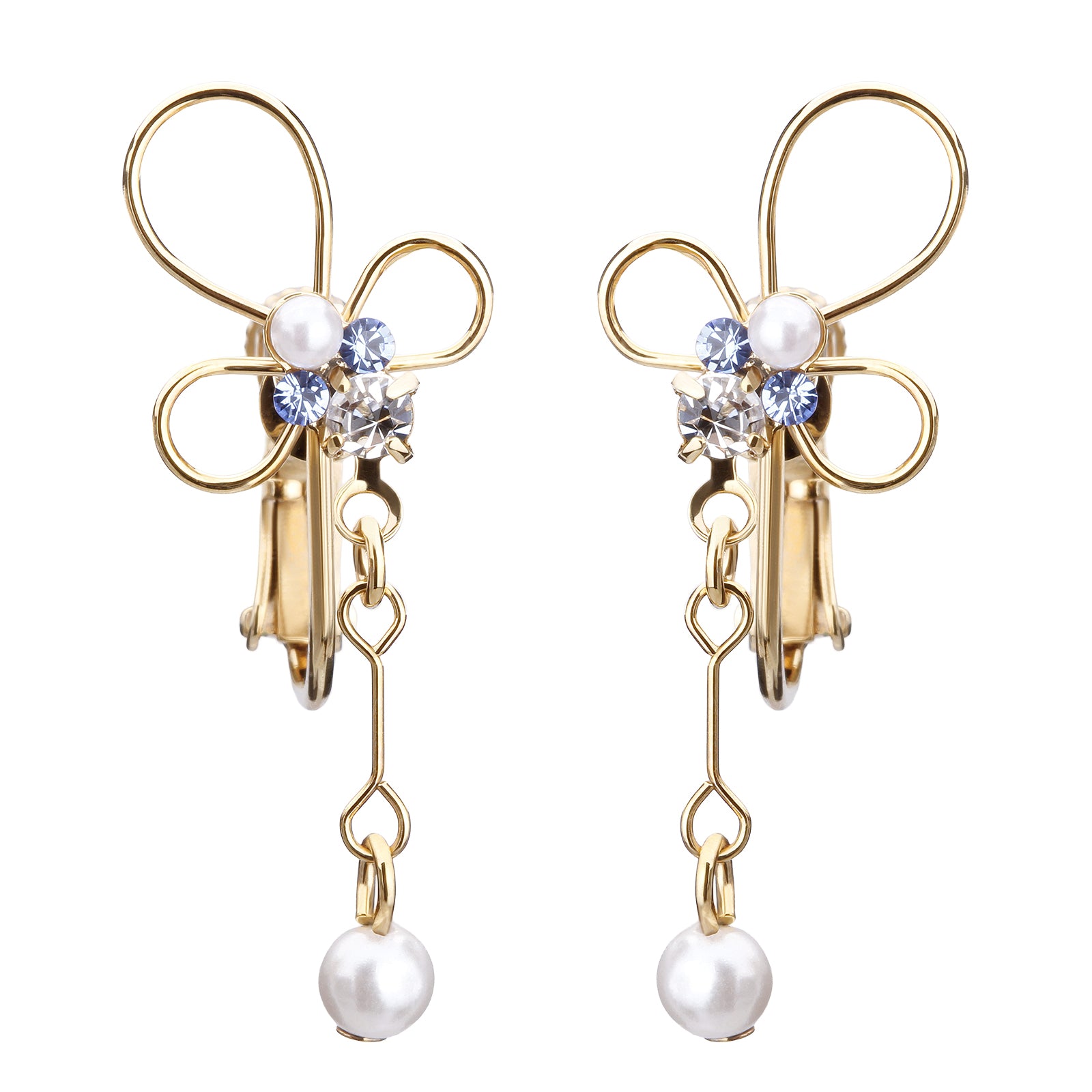 フラワーライクイヤリング