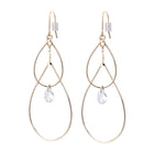 ドロップ＆キュービックピアス