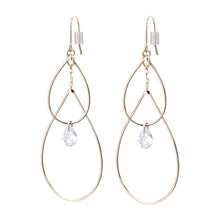 ドロップ＆キュービックピアス