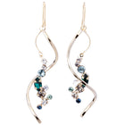 Preciosa Crystals アシンメトリーフックピアス