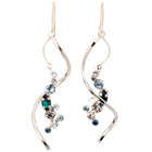 Preciosa Crystals アシンメトリーフックピアス