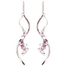 Preciosa Crystals アシンメトリーフックピアス