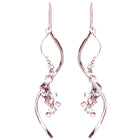 Preciosa Crystals アシンメトリーフックピアス