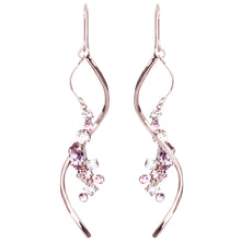 Preciosa Crystals アシンメトリーフックピアス