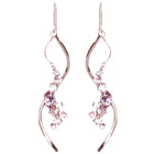 Preciosa Crystals アシンメトリーフックピアス