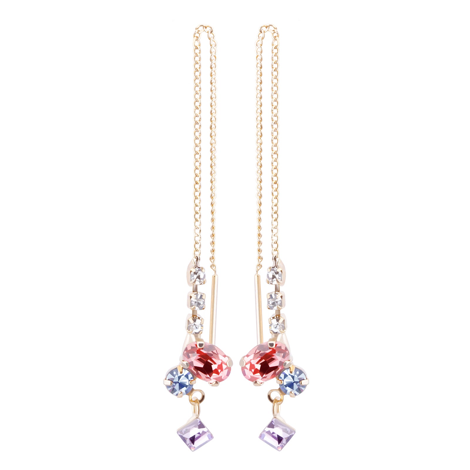 Preciosa Crystals リュミエールアメリカンピアス