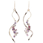 Preciosa Crystals アシンメトリーフックピアス