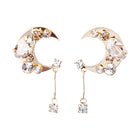 Preciosa Crystal クレセントピアス