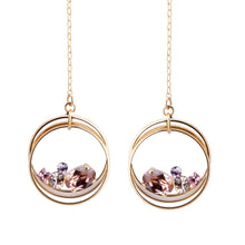 Preciosa Crystals トリニティサークルピアス