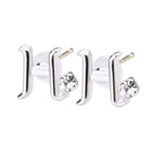 K18post イニシャルピアス