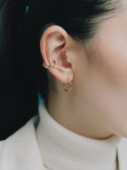 Resin post 6サイズ×3カラー プレーンフープピアス