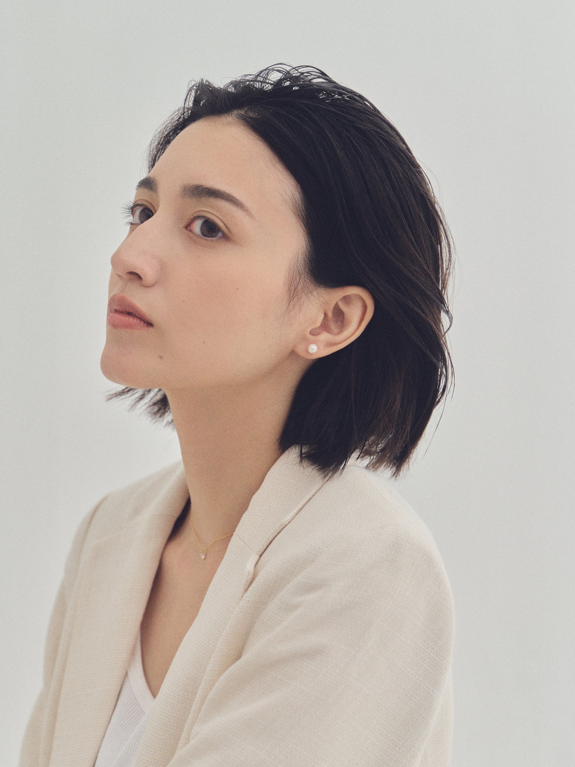 K18post 貝パールピアス 8サイズ | LOKUMI