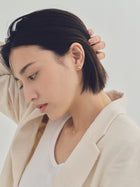 K18post クラフトドロップピアス