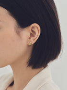 K18post クラフトドロップピアス