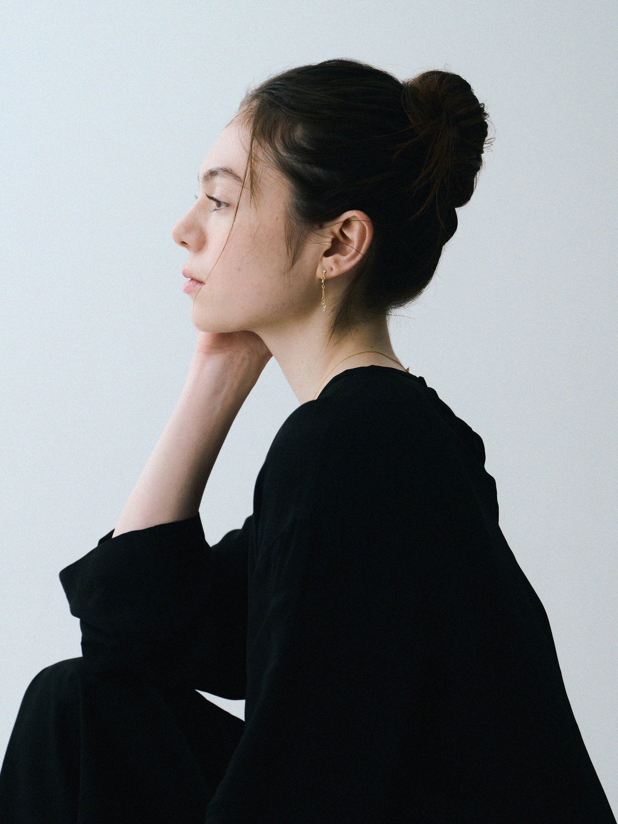 Pt900post フリンジライクピアス