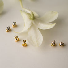 K18post プチハートピアス