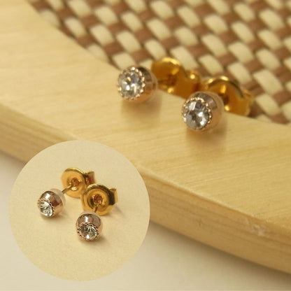 K18post プチシンプルスタッドピアス