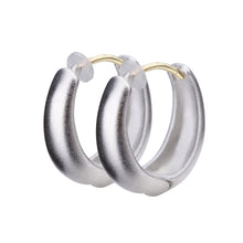 K18post ドロップフープピアス ミディアム