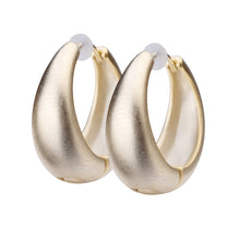 K18post ドロップフープピアス ラージ